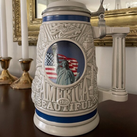 Avon Collectible "America The Beautiful" Stein - Picture 1 of 11